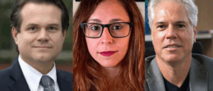 A collage of people.