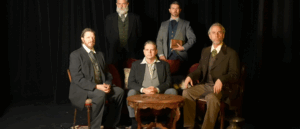 Actors on a stage.