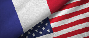The American flag.